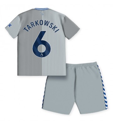Everton James Tarkowski #6 Koszulka Trzecich Dziecięca 2023-24 Krótki Rękaw (+ Krótkie spodenki)